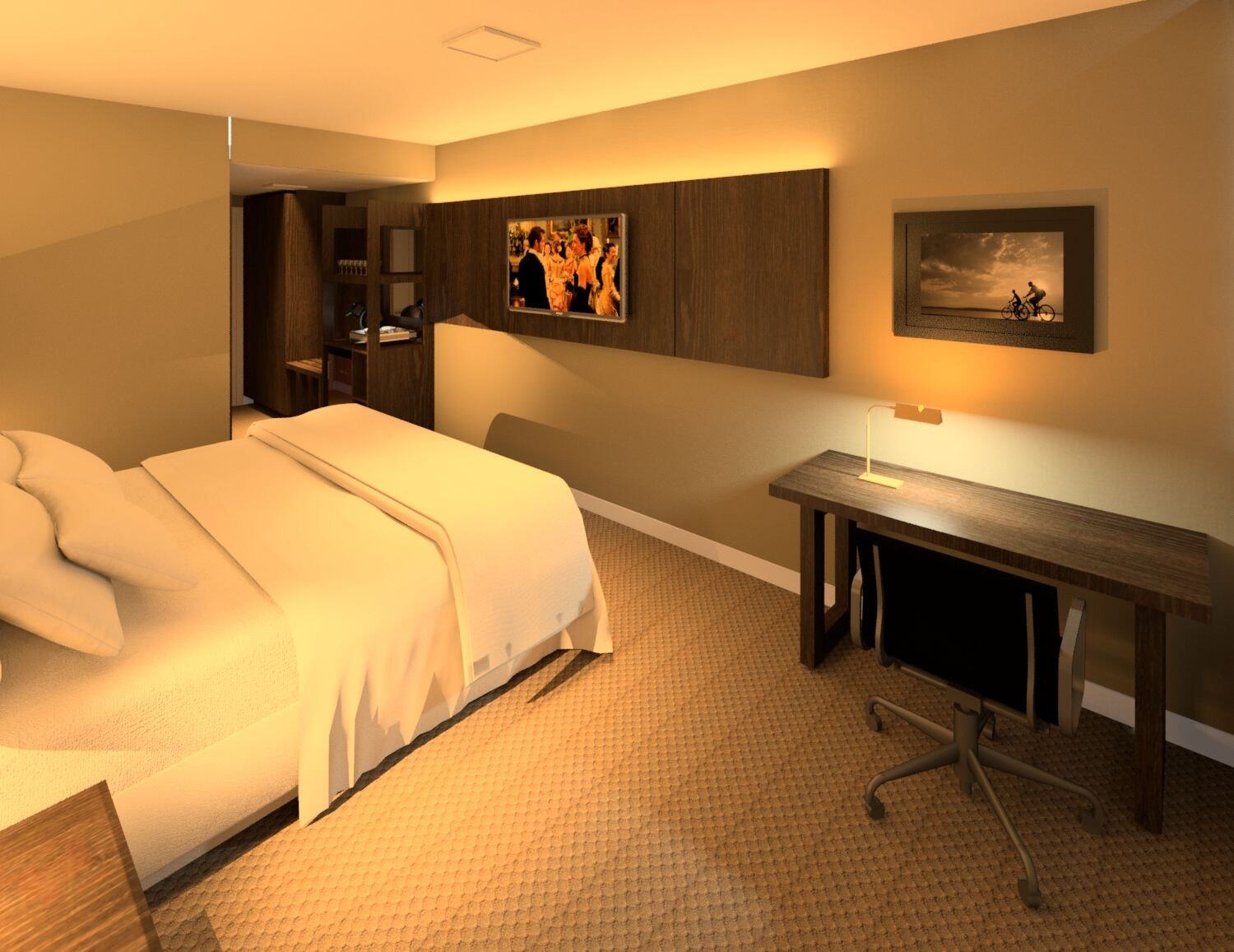 Transamerica Collection גויאניה מראה חיצוני תמונה A bedroom designed with the help of a computer.